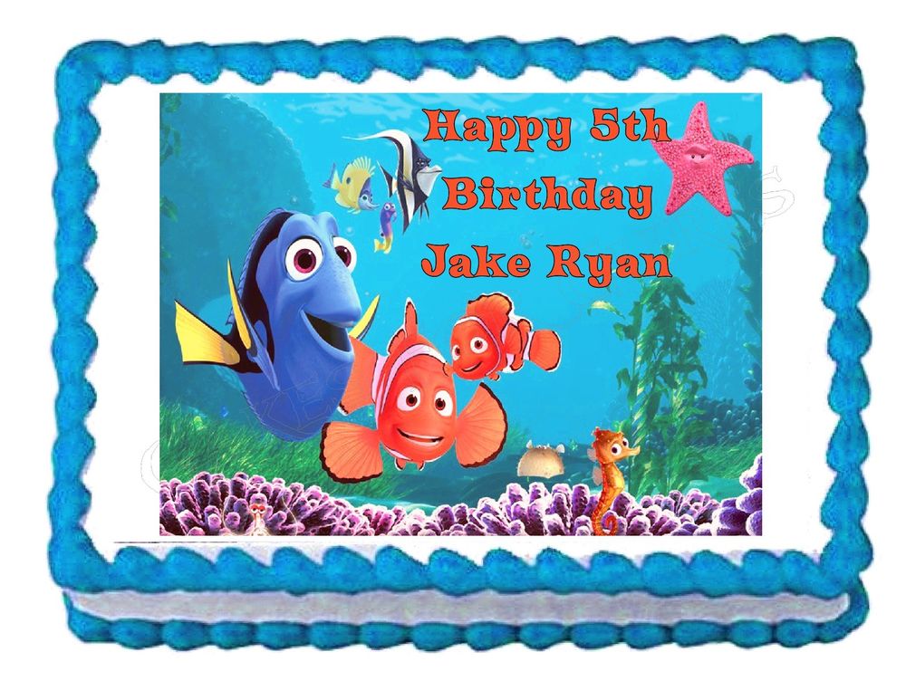 Finding Nemo Edible Cake Topper