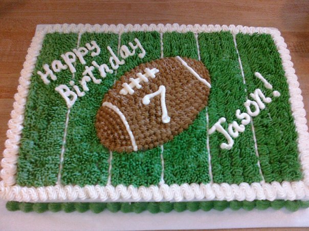 Football Birthday Cake