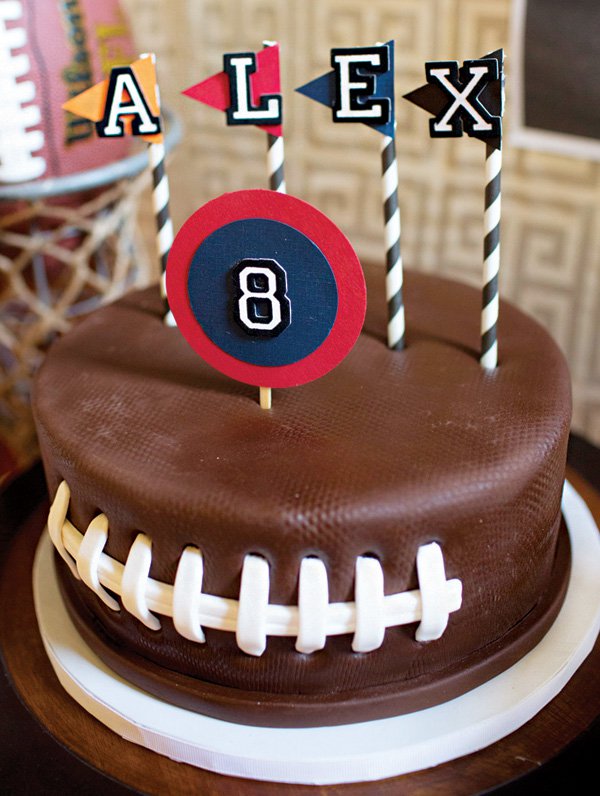 Football Birthday Cake