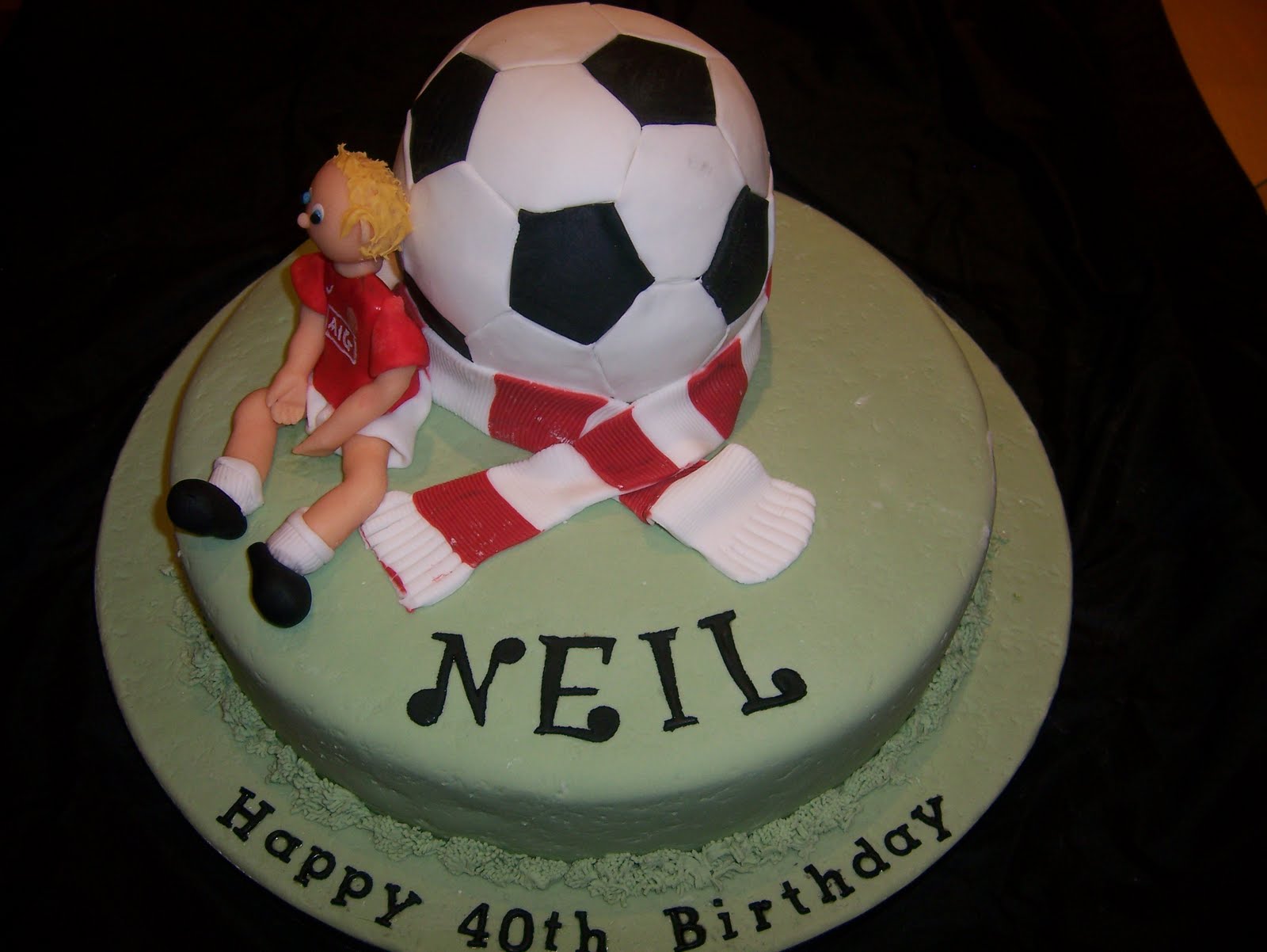 Football Birthday Cake