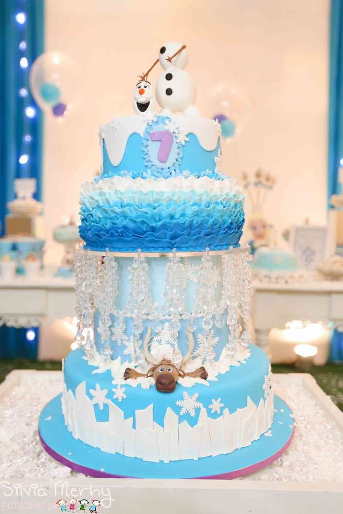 8 Photos of Awesome Frozen Birthday Cakes