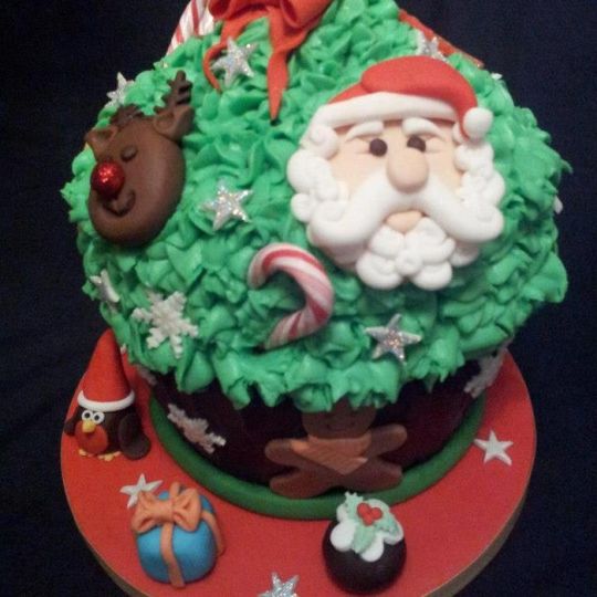 Fun Christmas Cake