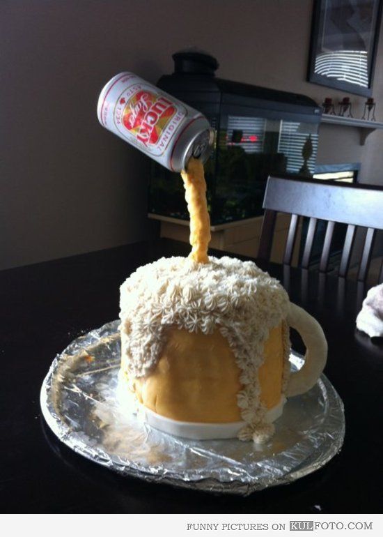 10 Amazing Beer Cakes Photo Funny Beer Birthday Cake Beer