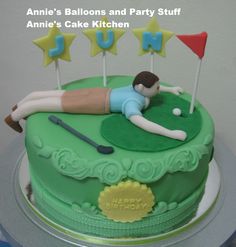 Funny Golf Cake Theme