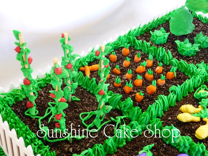 Garden Sheet Cake