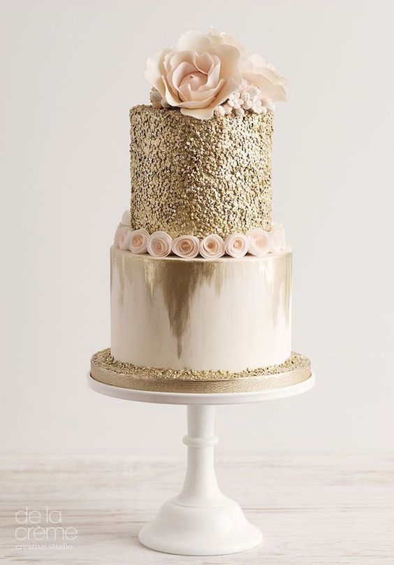 Glitter Wedding Cake