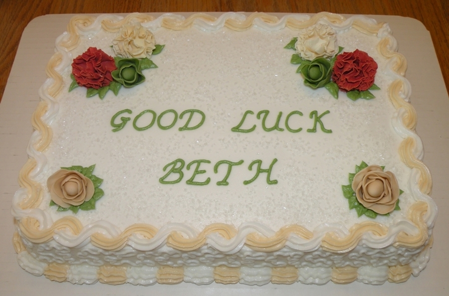 Good Luck On Your New Job Cake