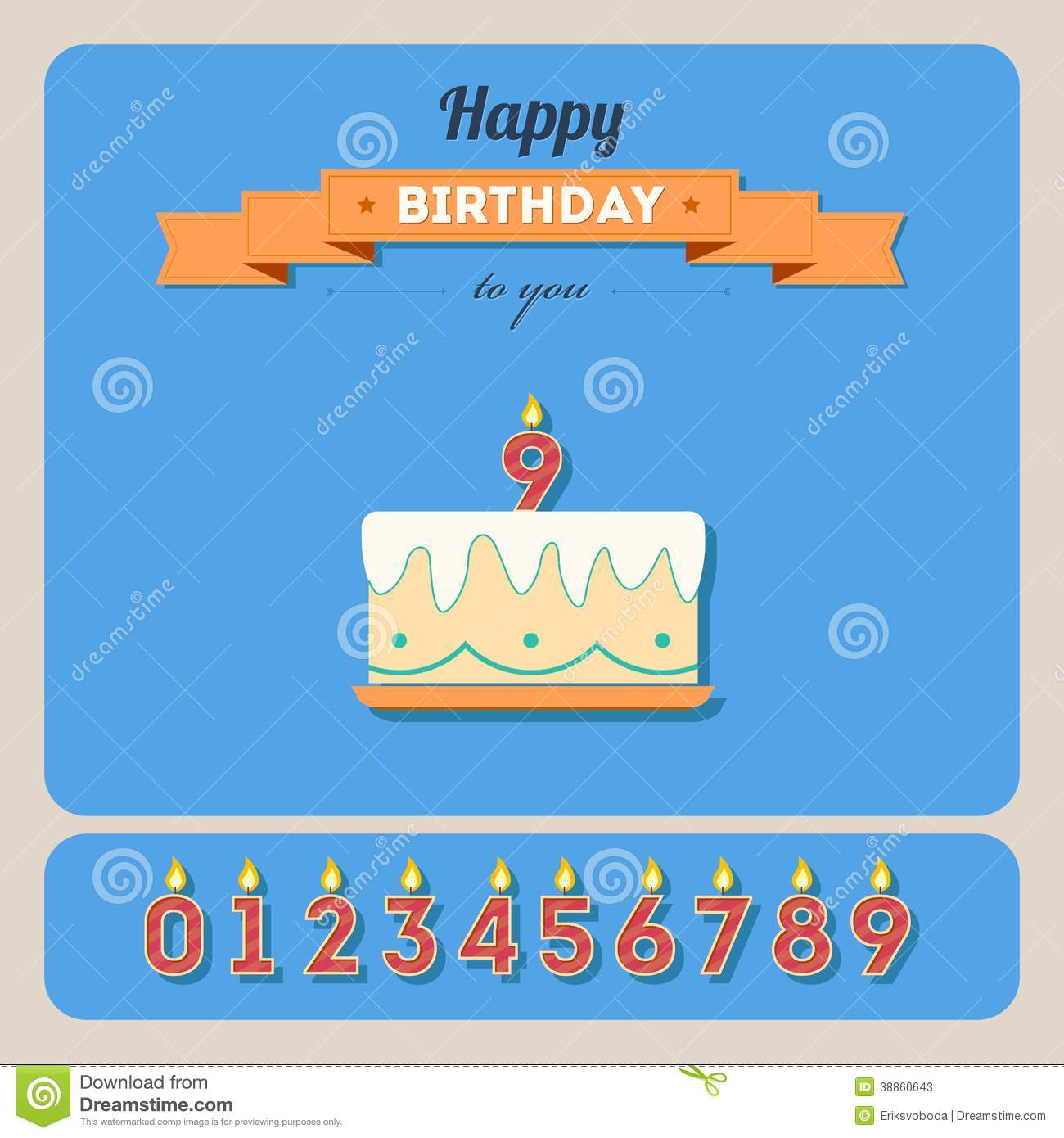 Happy Birthday Cake Card