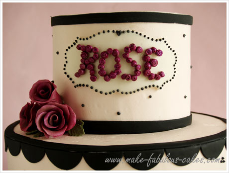 Happy Birthday Cake with Roses