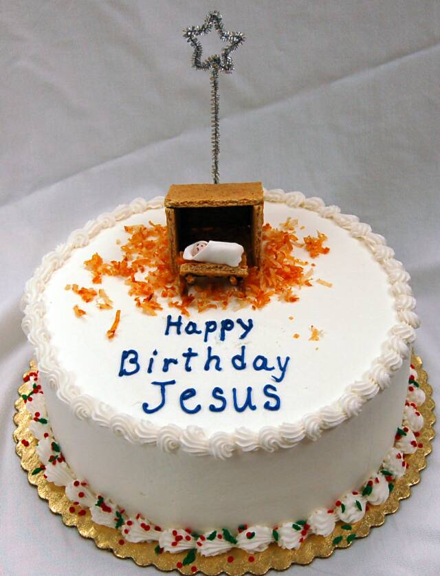 Happy Birthday Jesus Cake