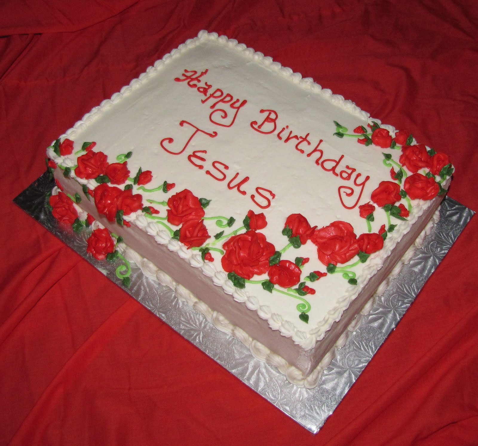 Happy Birthday Jesus Cake