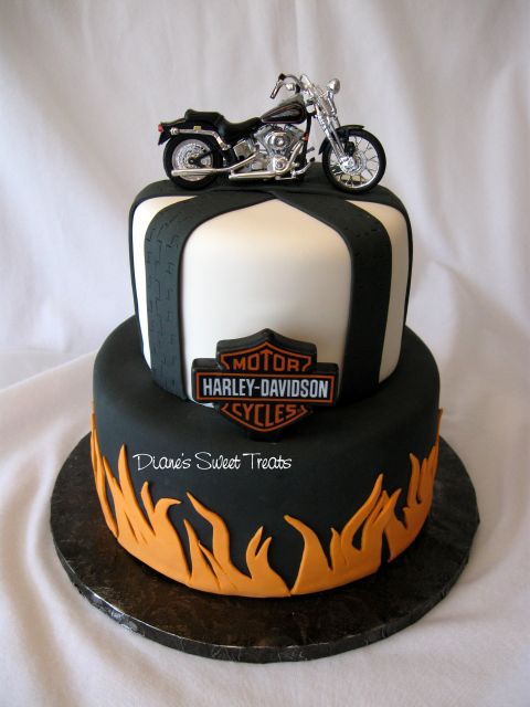 Harley-Davidson Birthday Cake