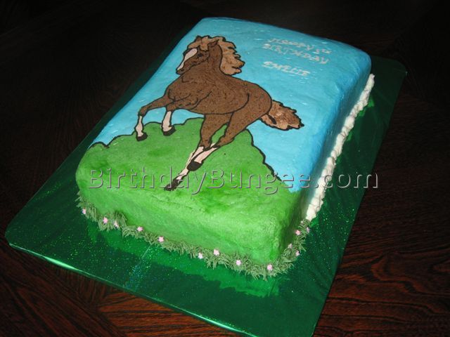 Horse Birthday Cake