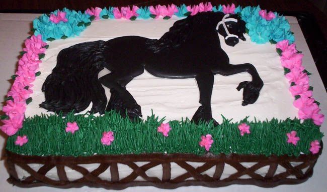 Horse Birthday Cake