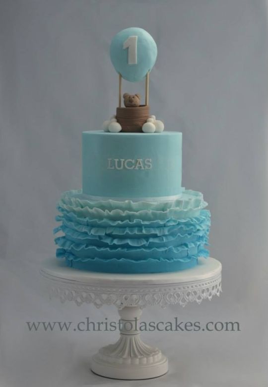 10 Photos of Birthday Cakes For 1st Birthday Hot Air Baloon