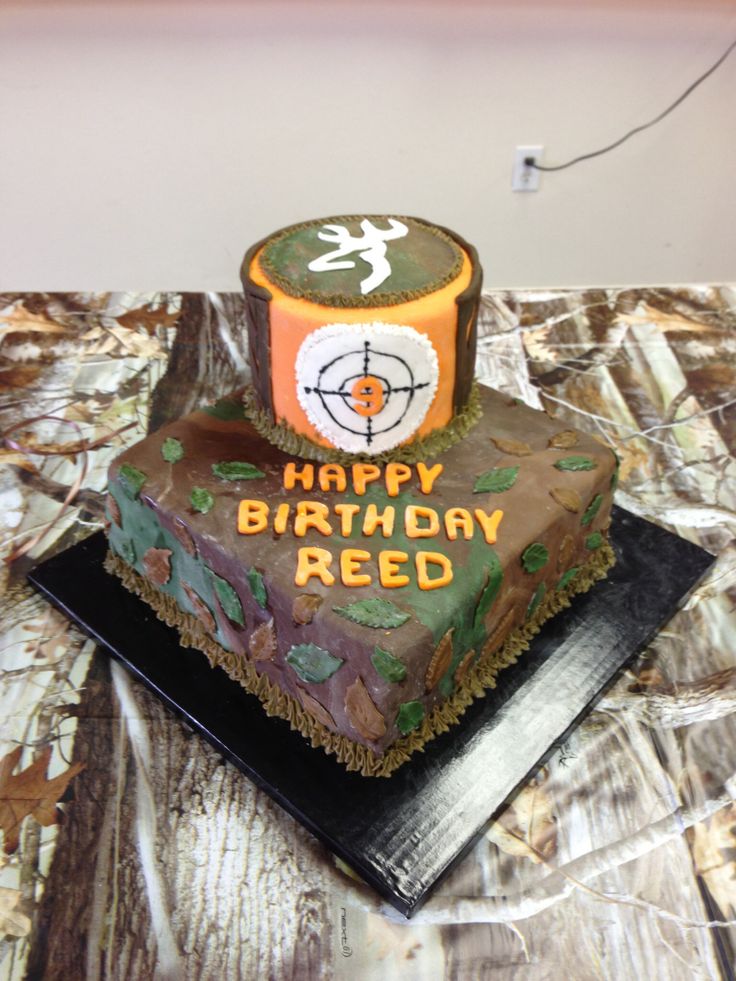 Hunting Theme Birthday Cake Ideas