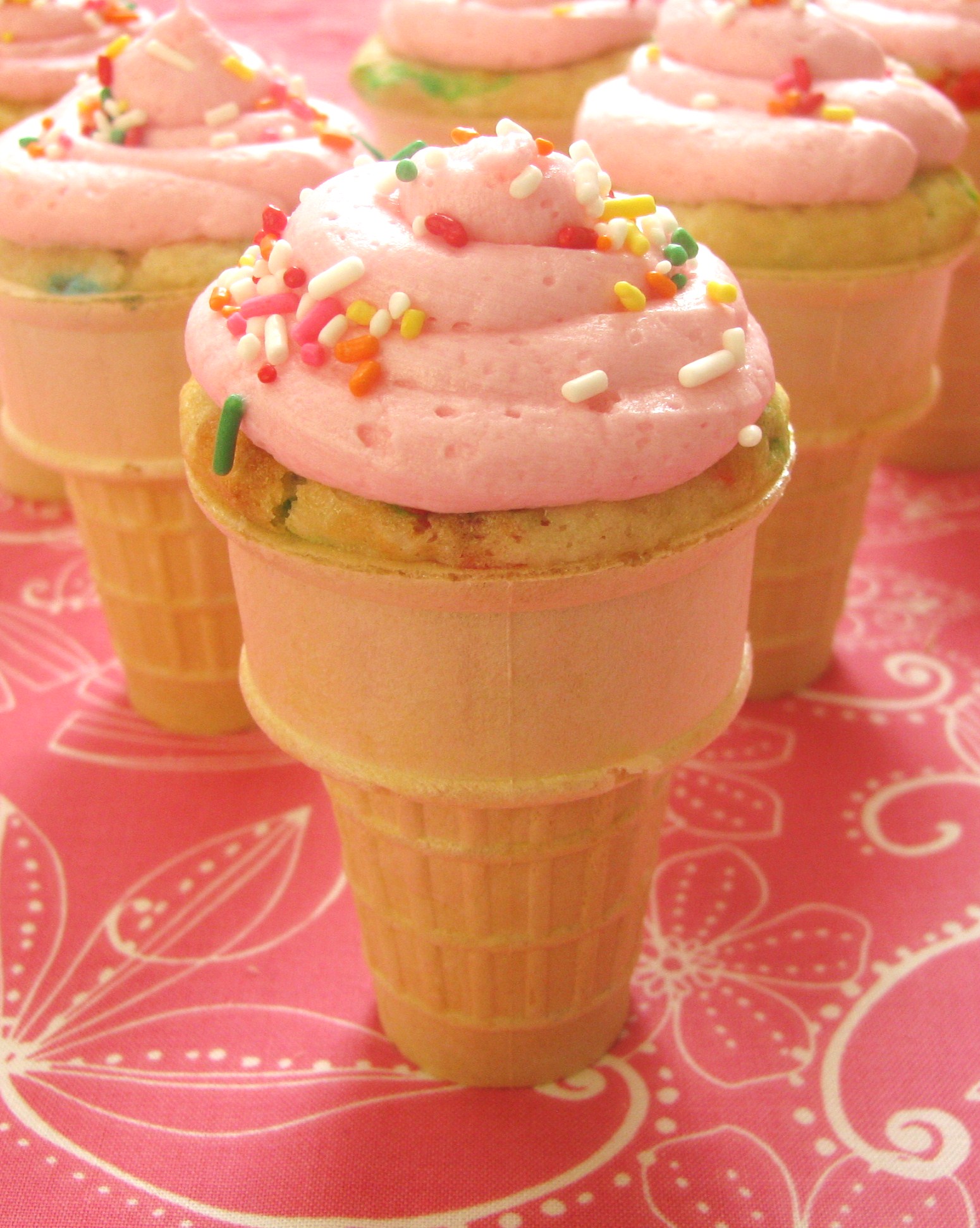 Ice Cream Cone Cupcakes