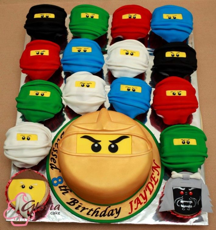 LEGO Ninjago Cupcake Cake