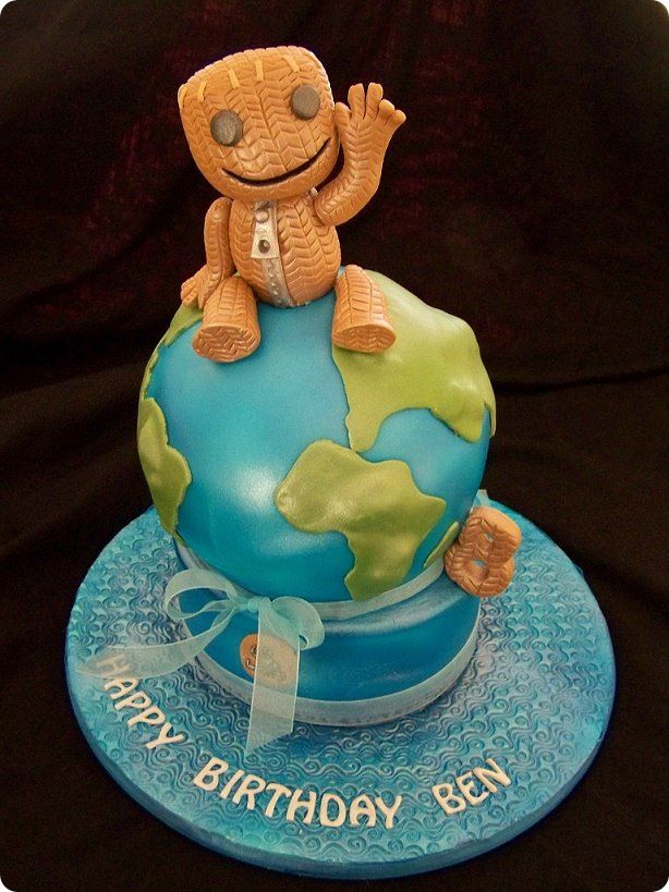 Little Big Planet Birthday Cake