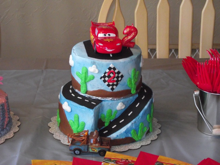 Little Boys 2nd Birthday Cake