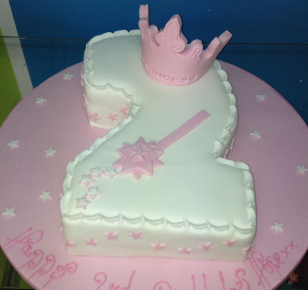 Little Girl Princess Birthday Cake