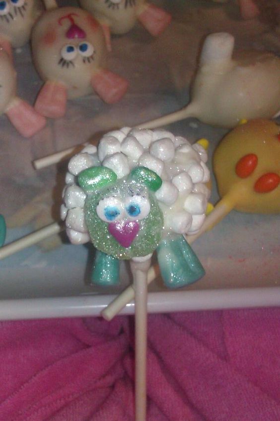 Little Lamb Cake Pops