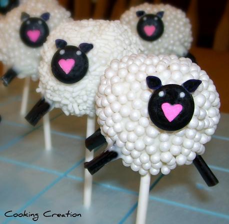 Little Lamb Cake Pops