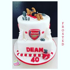 Male 40th Birthday Cake