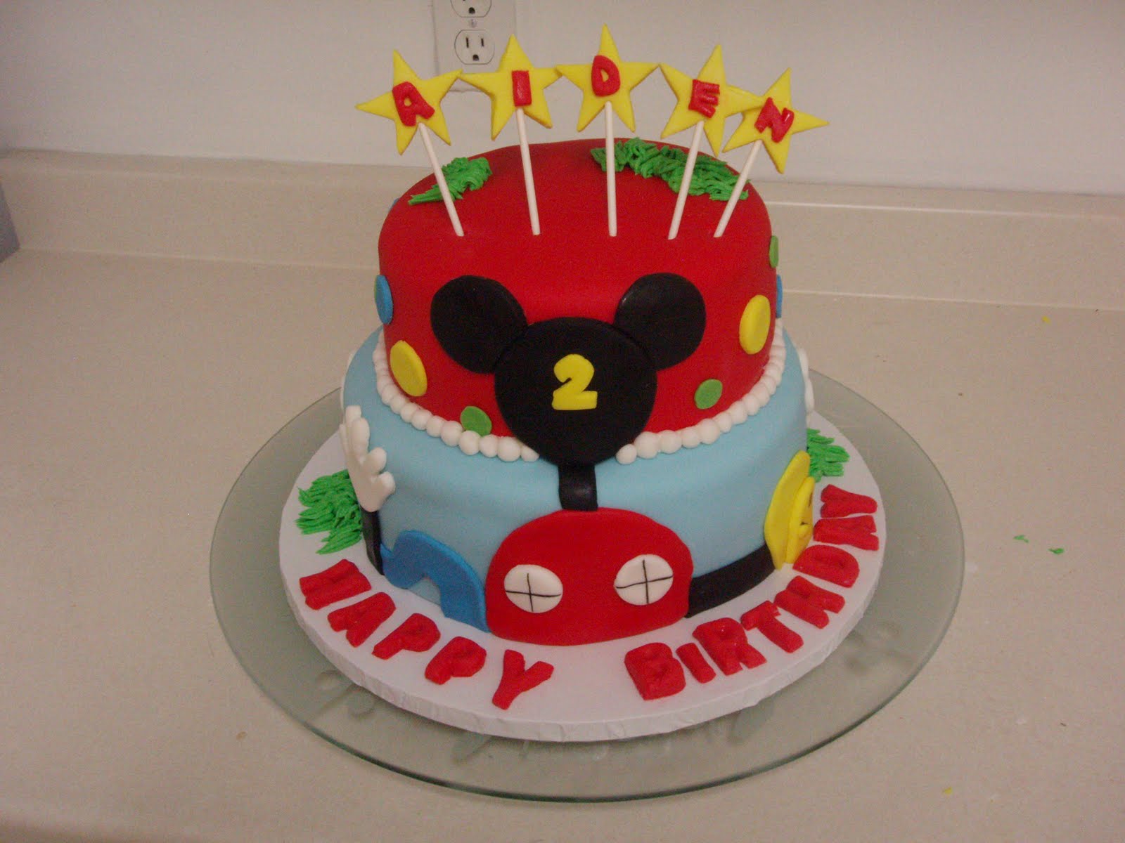 Mickey Mouse Birthday Cake