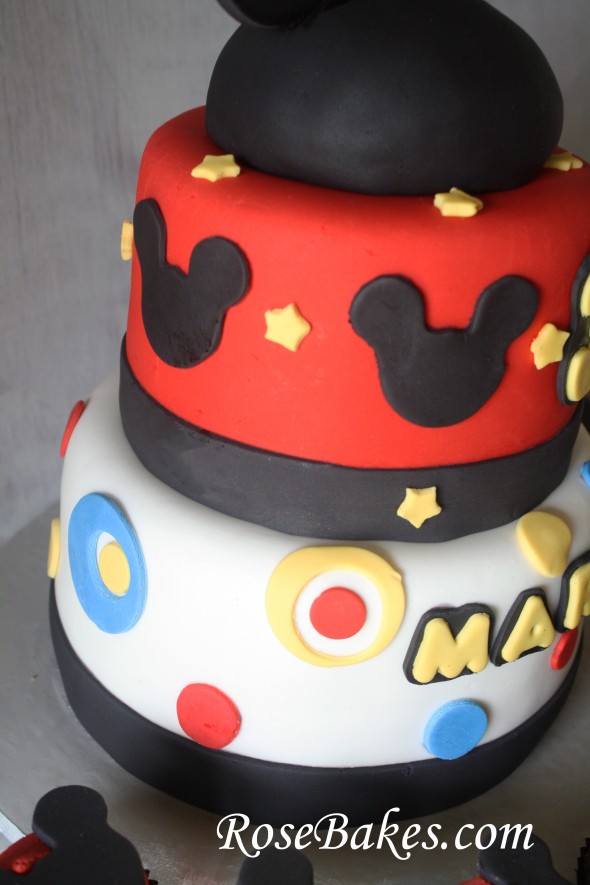 12 Photos of Mickey Mouse Cupcake Birthday Cakes For Boys