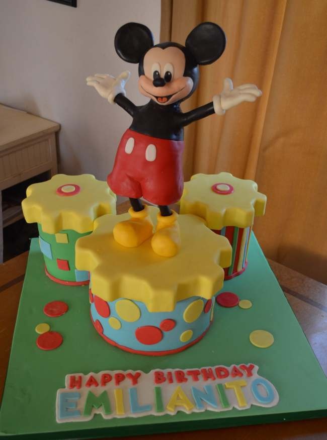 Mickey Mouse Birthday Cake