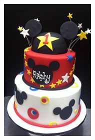 Mickey Mouse Tier Cake