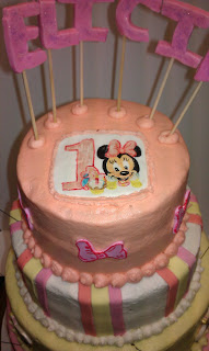 Minnie Mouse Tier Cake