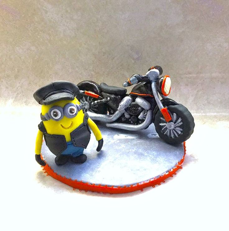 Motorcycle Birthday Cake