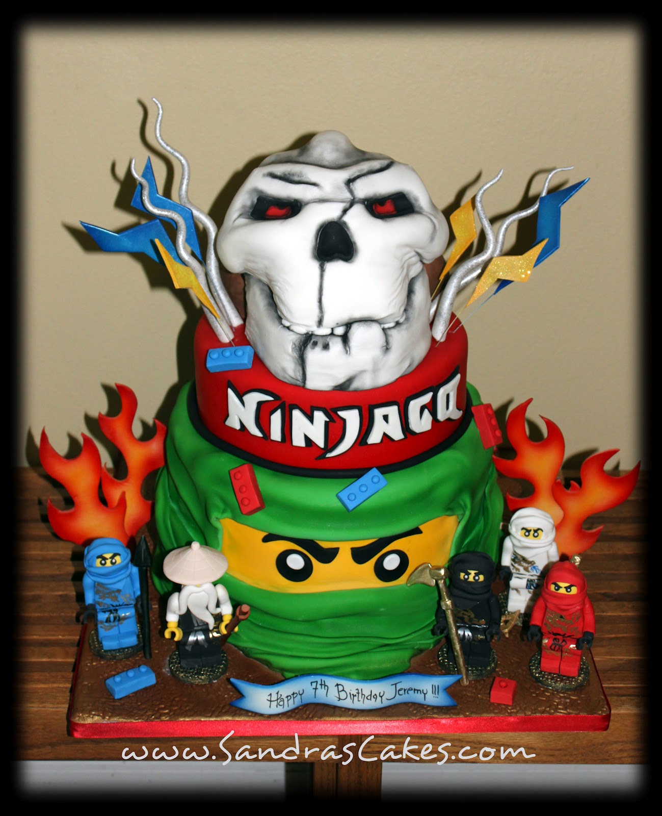 Ninjago Birthday Cake