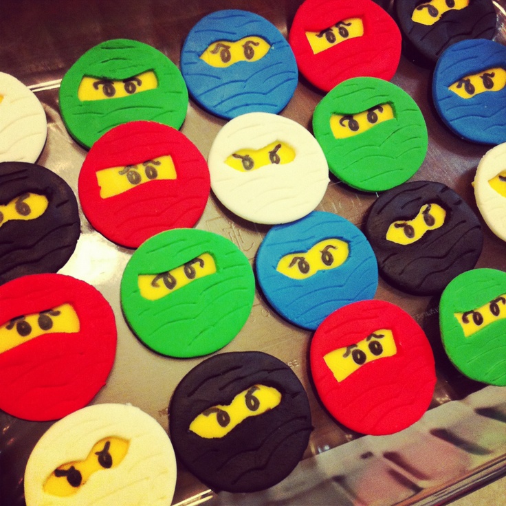 Ninjago Cupcake Toppers