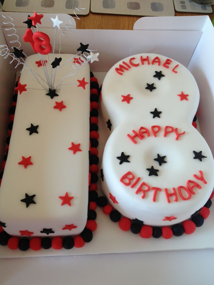 9 Photos of Happy Birthday Number Cakes