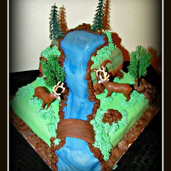 Outdoors Themed Birthday Cake Ideas