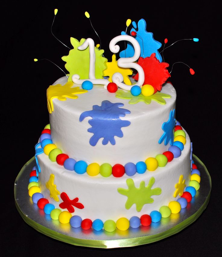 Paintball Birthday Cake Ideas