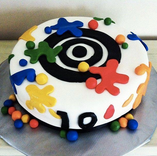 Paintball Birthday Cake