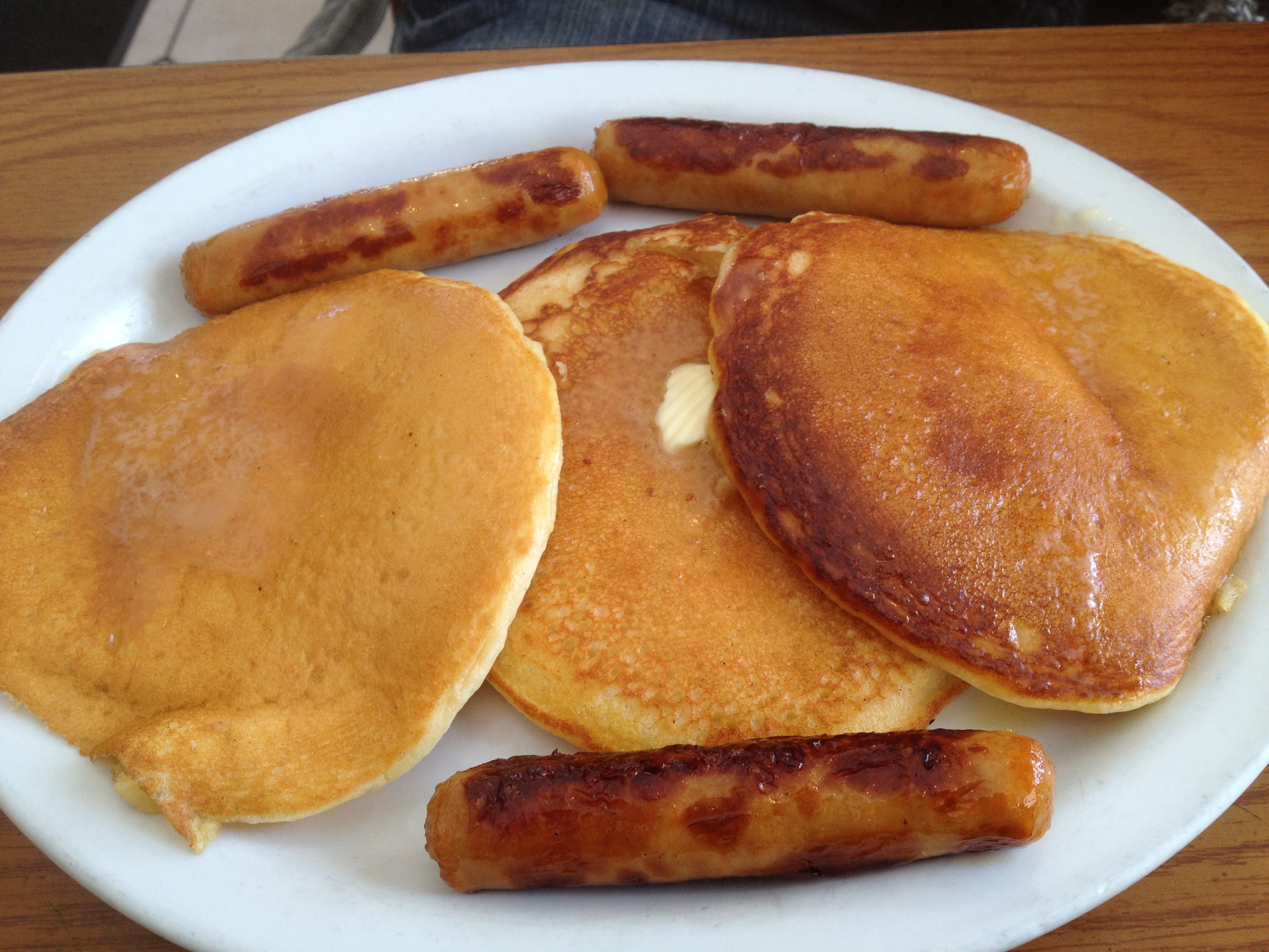 Pancake and Sausage Breakfast