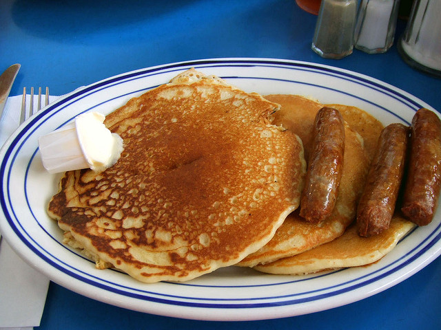 Pancakes and Sausage