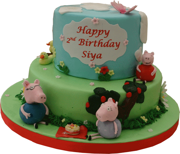 Peppa Pig Birthday Cake