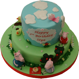 Peppa Pig Birthday Cake