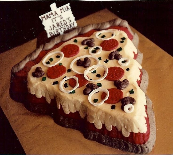 Pepperoni Pizza Cake