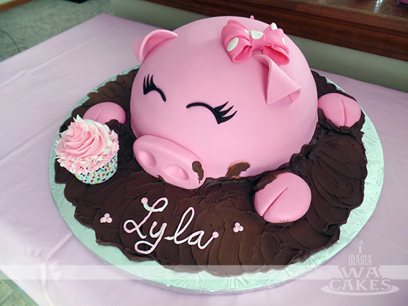 Pig Birthday Cake Ideas