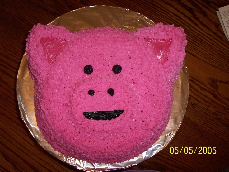 Pig Birthday Cake