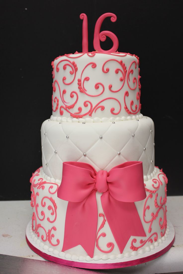 8 Photos of Square Sweet 16 Cakes For Girls