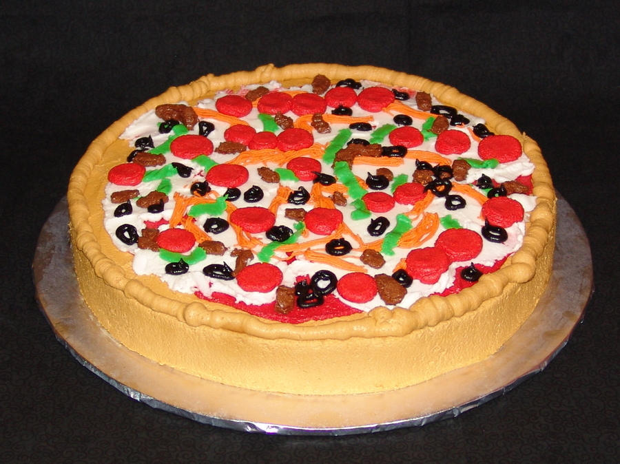 Pizza Birthday Cake