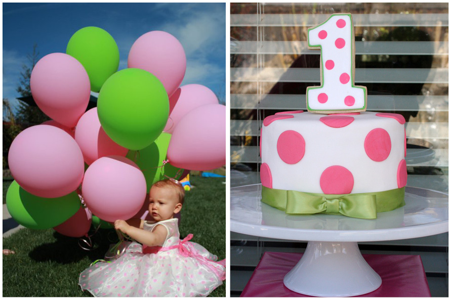 Polka Dot 1st Birthday Party